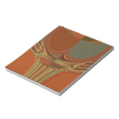 Afrikanische Traditionelle Erde Zeitgenössische Ku Notizblock (Rotiert)