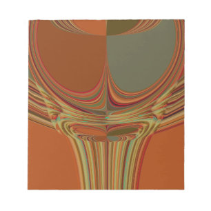 Afrikanische Traditionelle Erde Zeitgenössische Ku Notizblock