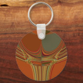 Afrikanische Traditionelle Erde Zeitgenössische Ku Schlüsselanhänger (Vorderseite)