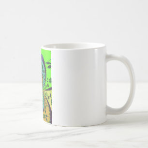 Afrikanische Traditionelle Farben Kaleidoskop Blum Kaffeetasse