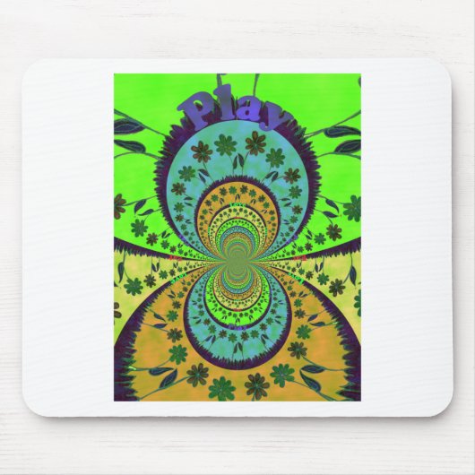 Afrikanische Traditionelle Hakuna Matata Colors Mousepad (Vorne)