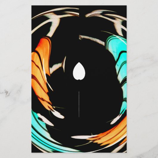 Afrikanische Traditionelle Musterkunst Briefpapier (Vorderseite)