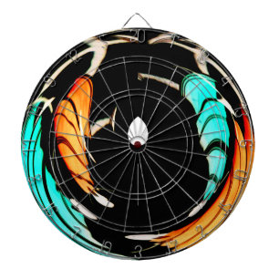 Afrikanische Traditionelle Musterkunst Dartscheibe