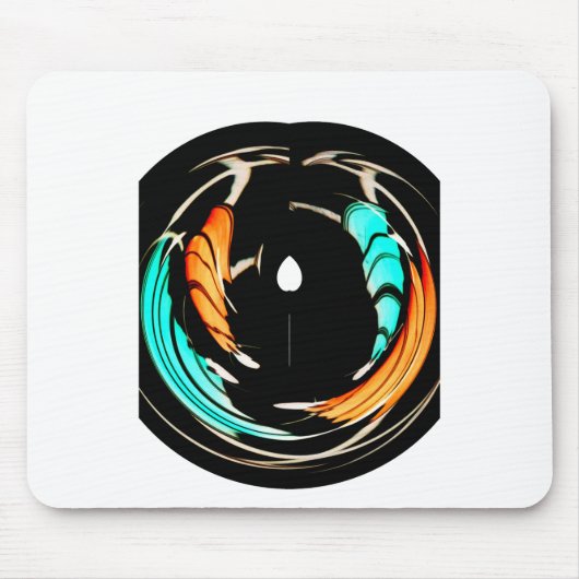 Afrikanische Traditionelle Musterkunst Mousepad (Vorne)