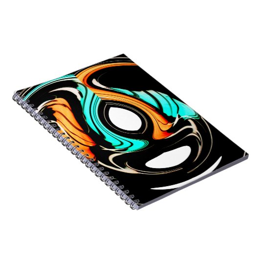 Afrikanische Traditionelle Musterkunst Notizblock (Rechte Seite)