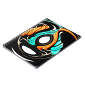 Afrikanische Traditionelle Musterkunst Notizblock (Linke Seite)