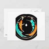 Afrikanische Traditionelle Musterkunst Postkarte (Vorne/Hinten)