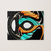 Afrikanische Traditionelle Musterkunst Puzzle (Horizontal)