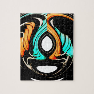 Afrikanische Traditionelle Musterkunst Puzzle