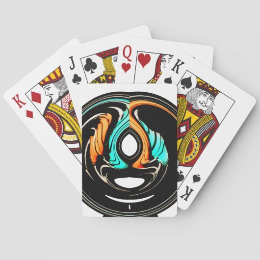 Afrikanische Traditionelle Musterkunst Spielkarten (Rückseite)