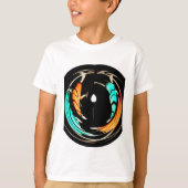 Afrikanische Traditionelle Musterkunst T-Shirt (Vorderseite)