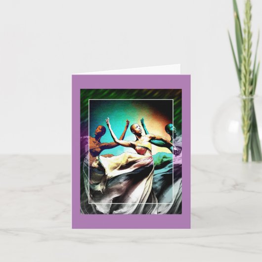 Afrikanische Traditionen Feiertagskarte (Vorderseite)