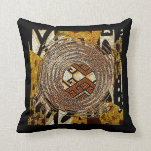 afrikanische Tribal-Mud-Kleidung Kissen
