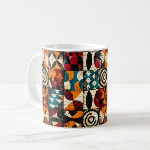 Afrikanische Tribal-Muster-Tasse Kaffeetasse