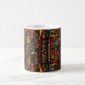 Afrikanische Tribal-Muster-Tasse Kaffeetasse (Mittel)