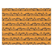 Afrikanische Tribal Muster Tierische Esstisch Tischdecke (Vorderseite (Horizontal))
