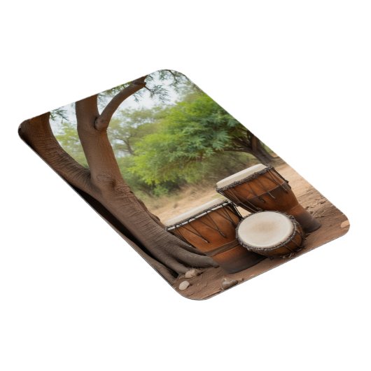 Afrikanische Trommeln Magnet (Rechte Seite)