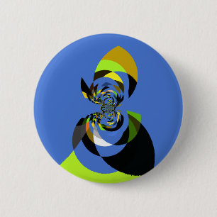 afrikanische Vector Design Art Print Button