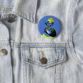 afrikanische Vector Design Art Print Button (Beispiel)