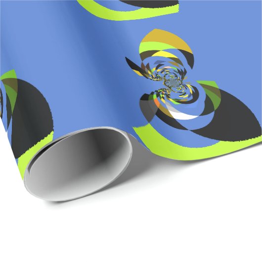 afrikanische Vector Design Art Print Geschenkpapier (Rolleneckpunkt)