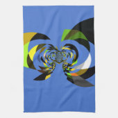 afrikanische Vector Design Art Print Handtuch (Vertikal)