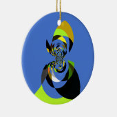 afrikanische Vector Design Art Print Keramik Ornament (Rechts)