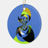 afrikanische Vector Design Art Print Keramik Ornament (Links)