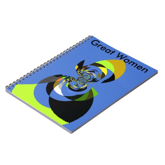 afrikanische Vector Design Art Print Notizblock (Linke Seite)