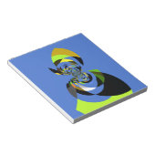 afrikanische Vector Design Art Print Notizblock (angewinkelt)