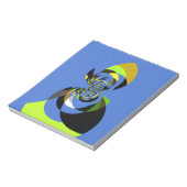 afrikanische Vector Design Art Print Notizblock (Rotiert)