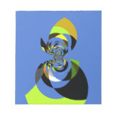 afrikanische Vector Design Art Print Notizblock (Vorderseite)