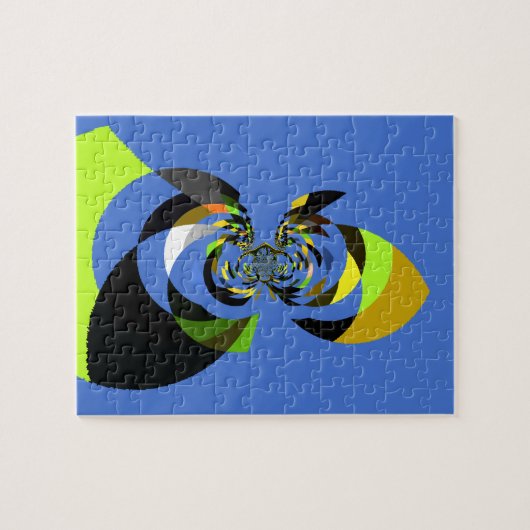 afrikanische Vector Design Art Print Puzzle (Horizontal)