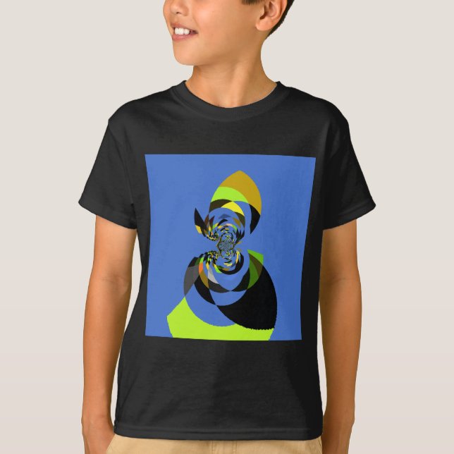 afrikanische Vector Design Art Print T-Shirt (Vorderseite)