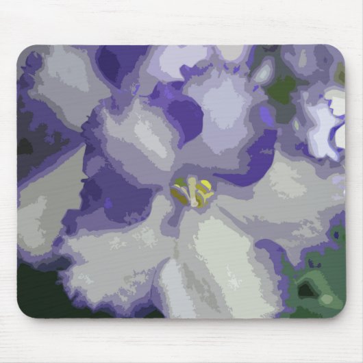 Afrikanische Violet-Abstrakte Mousepad (Vorne)