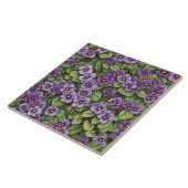 afrikanische Violet-Blume Fliese (Seite)