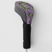 afrikanische Violet-Blume Golf Headcover (angewinkelt)
