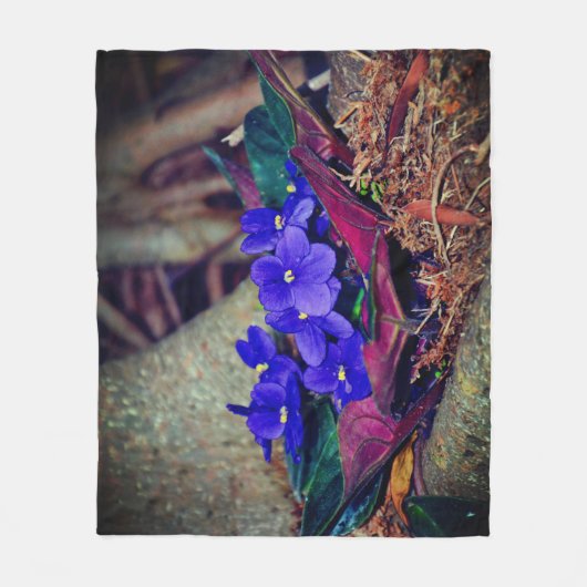 afrikanische Violet Fleecedecke (Vorderseite)