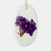 Afrikanische Violet Keramik Ornament (Rechts)