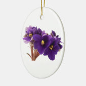 Afrikanische Violet Keramik Ornament (Links)