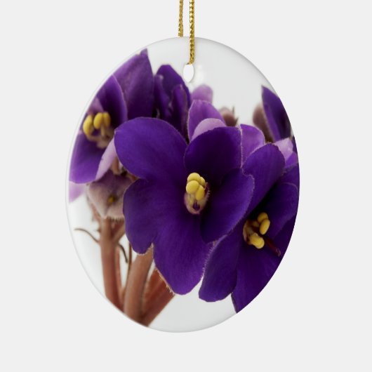Afrikanische Violet Keramik Ornament (Rechts)