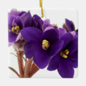 Afrikanische Violet Keramikornament (Vorderseite)