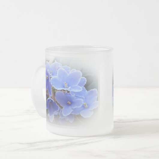 afrikanische Violet Mattglastasse (Vorderseite Links)