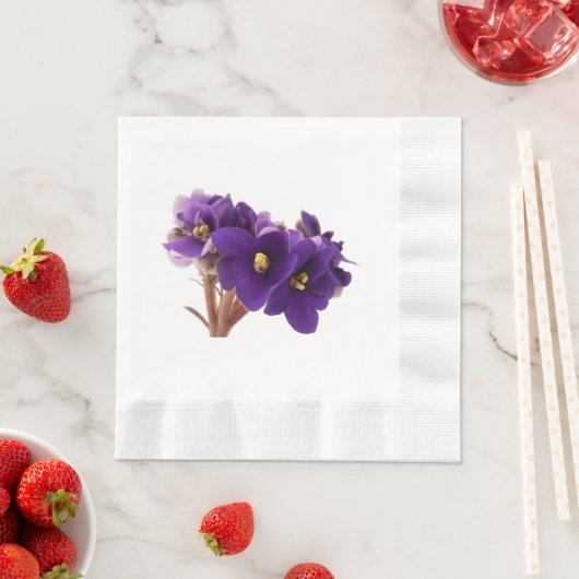 Afrikanische Violet Serviette (Beispiel)