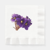 Afrikanische Violet Serviette (Vorderseite)