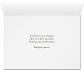 Afrikanische Violetkarte (Innenansicht Horizontal (Unten))