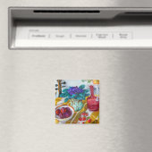 Afrikanische Violetten 2012 Magnet (In Situ (Geschirrspüler))