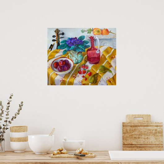 Afrikanische Violetten 2012 Poster (Küche)