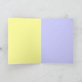 Afrikanische Violetten denken an Ihre Karte (Innenseite)