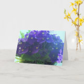 Afrikanische Violetten Karte (Gelbe Blume)