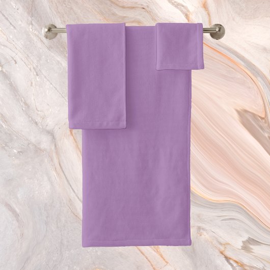 afrikanische Violettfarbe Badhandtuch Set